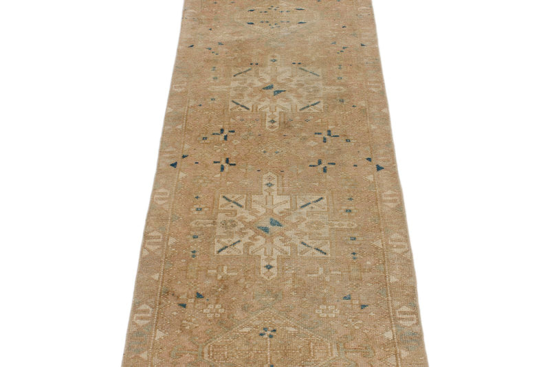 2x8 Rust and Beige Persian Runner