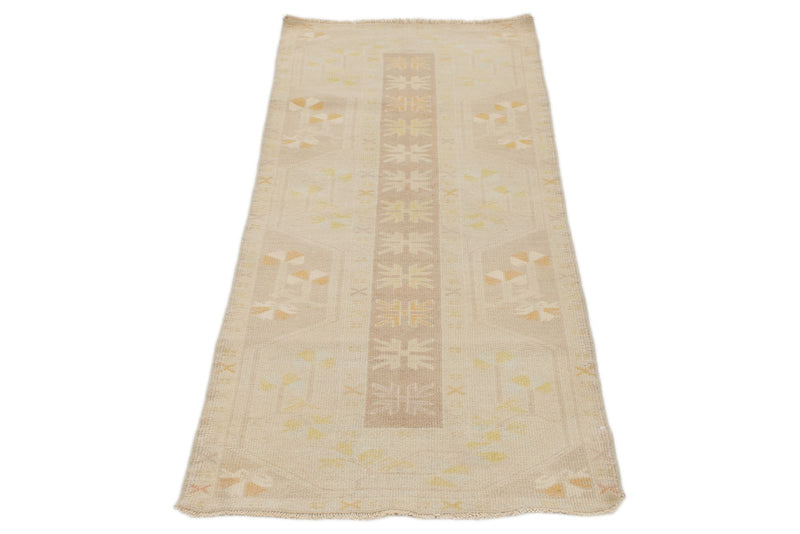 2x4 Beige Turkish Milas Rug