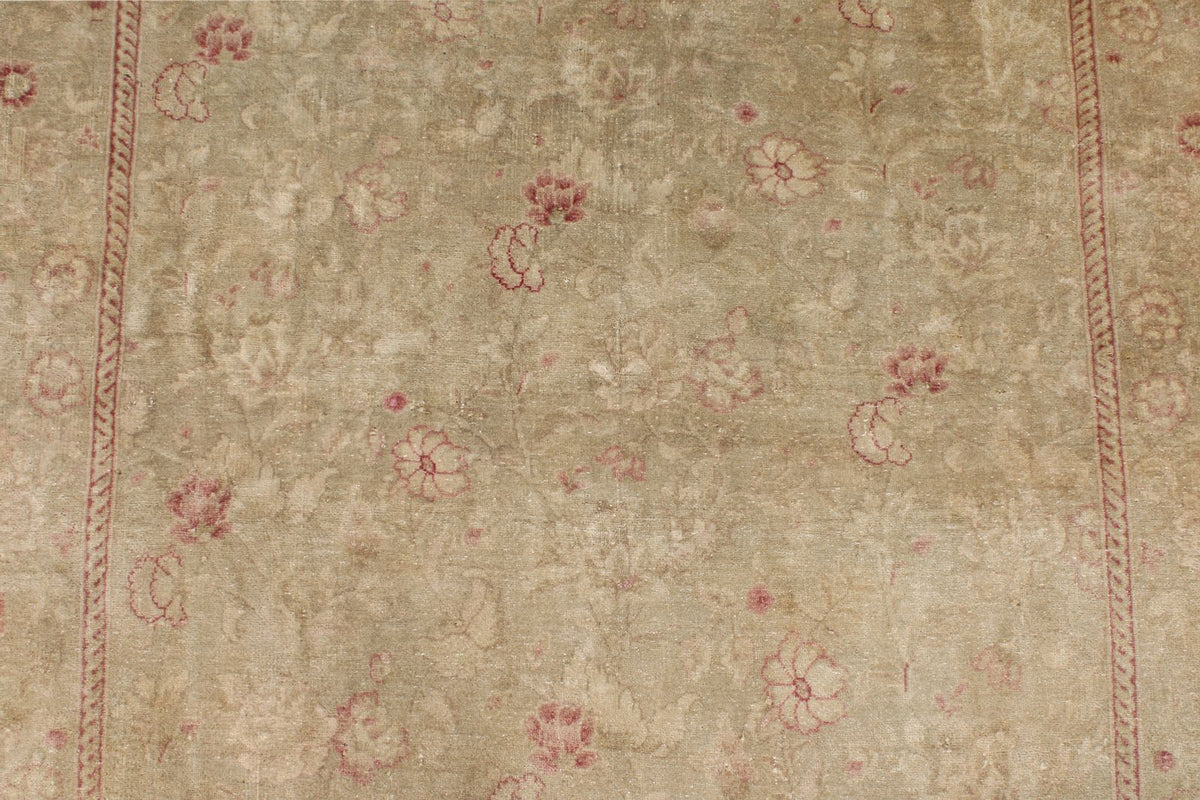 4x6 Beige and Pink Turkish Oushak Rug