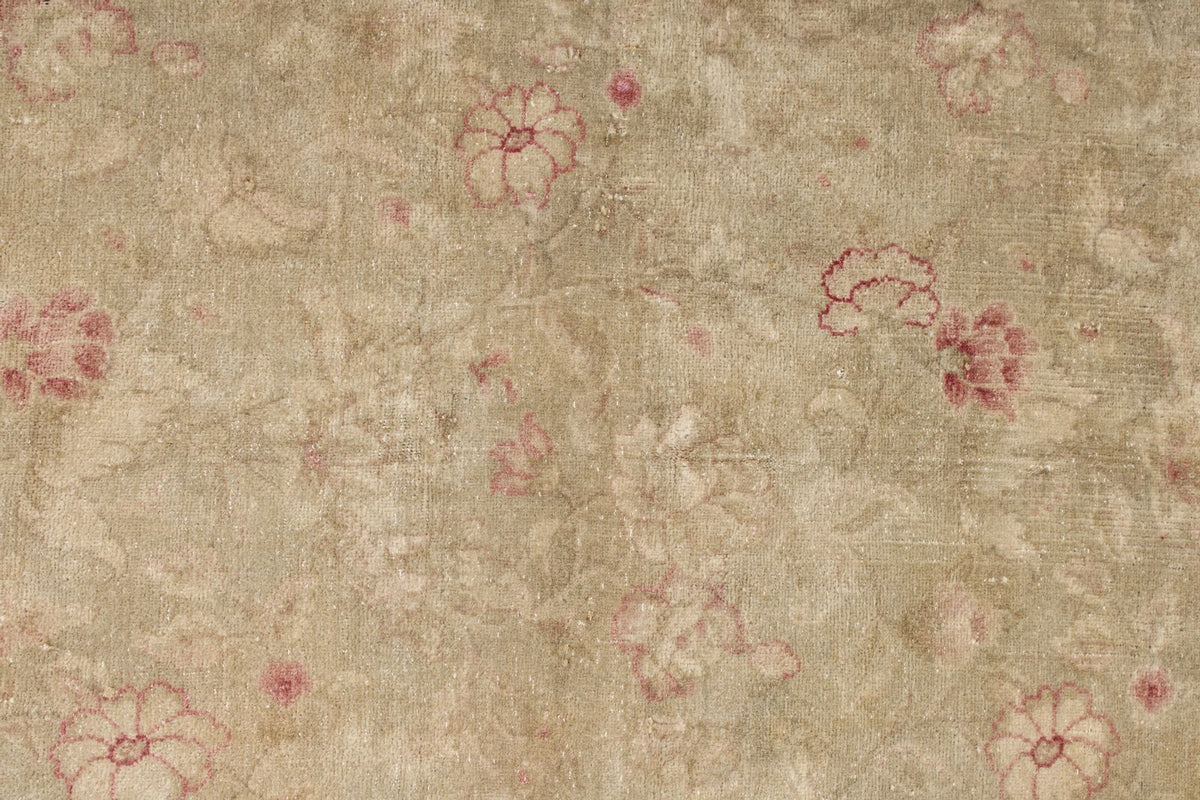 4x6 Beige and Pink Turkish Oushak Rug