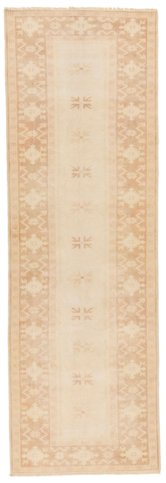 3x9 Beige Turkish Milas Runner