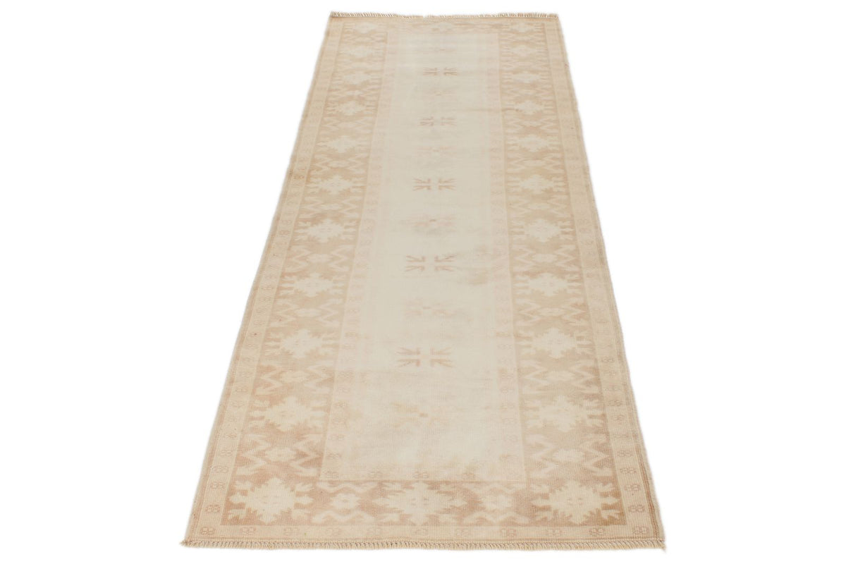 3x9 Beige Turkish Milas Runner
