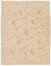 5x6 Beige Turkish Oushak Rug