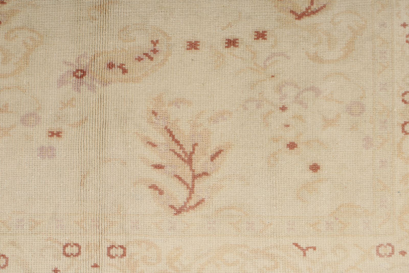 5x6 Beige Turkish Oushak Rug