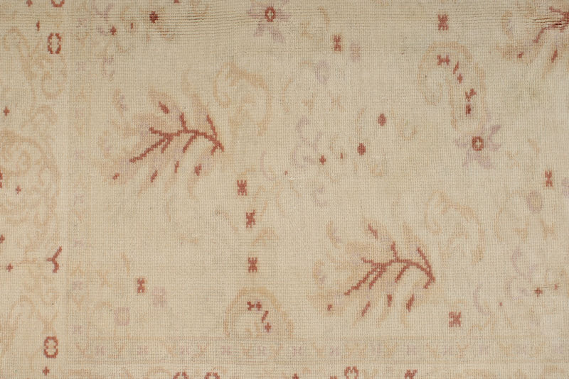 5x6 Beige Turkish Oushak Rug
