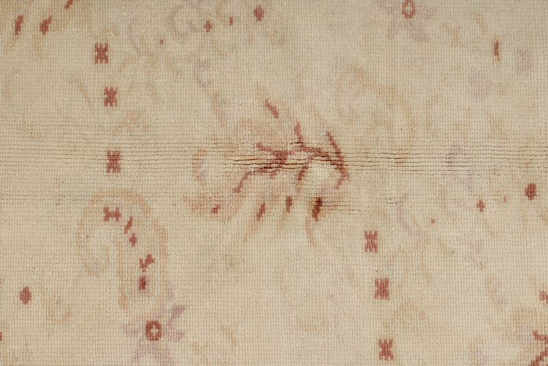 5x6 Beige Turkish Oushak Rug