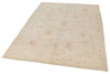 5x6 Beige Turkish Oushak Rug