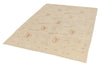 5x6 Beige Turkish Oushak Rug
