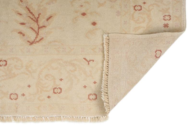 5x6 Beige Turkish Oushak Rug
