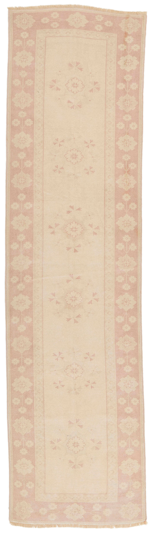 3x11 Pink and White Turkish Milas Runner