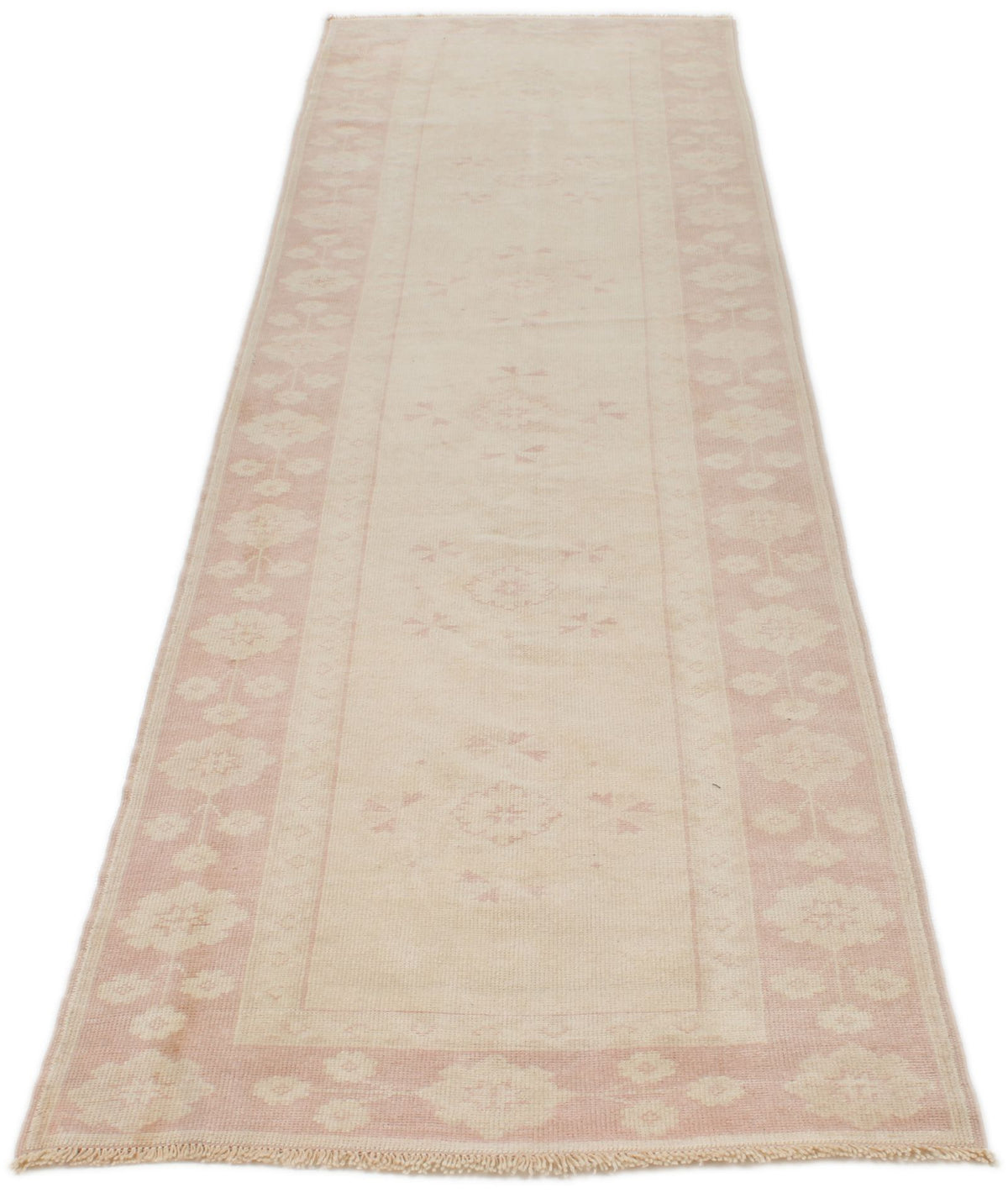 3x11 Pink and White Turkish Milas Runner