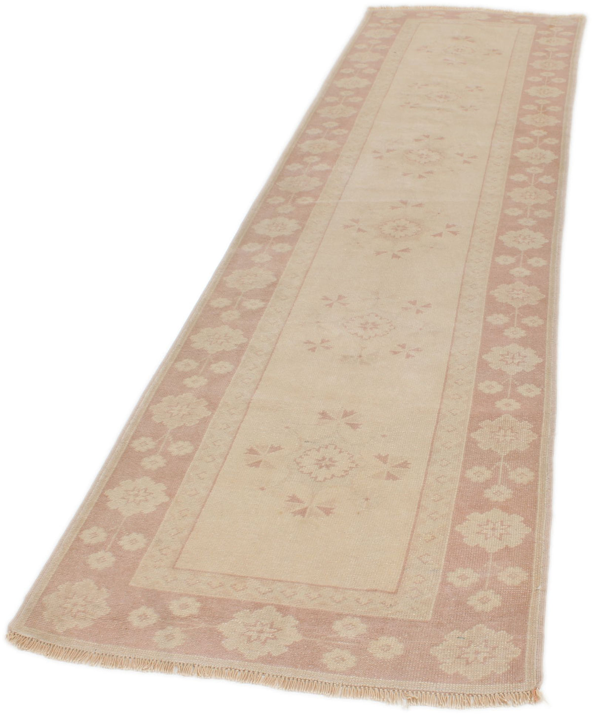 3x11 Pink and White Turkish Milas Runner