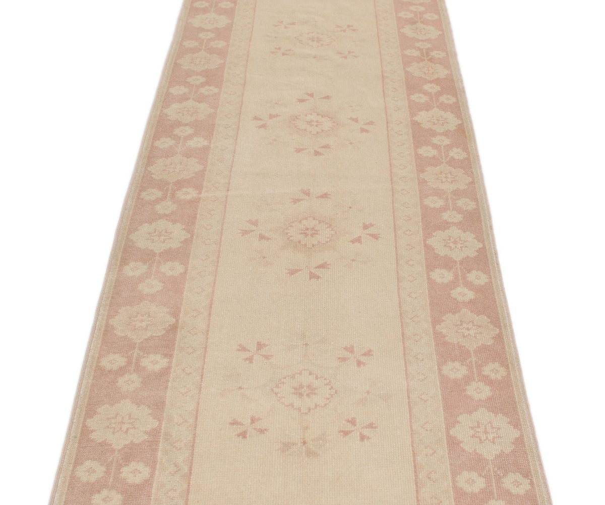 3x11 Pink and White Turkish Milas Runner