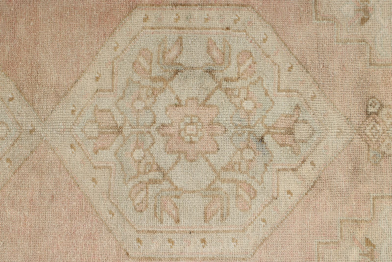 4x10 Beige Turkish Tribal Runner