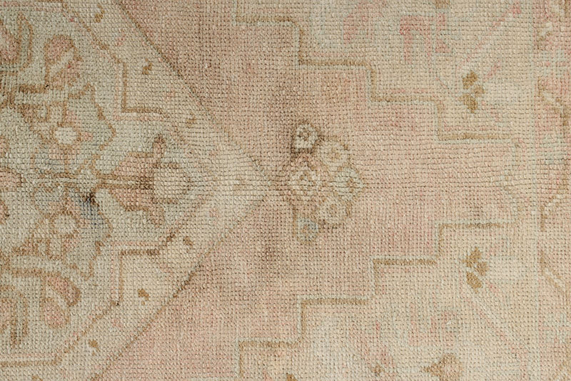 4x10 Beige Turkish Tribal Runner