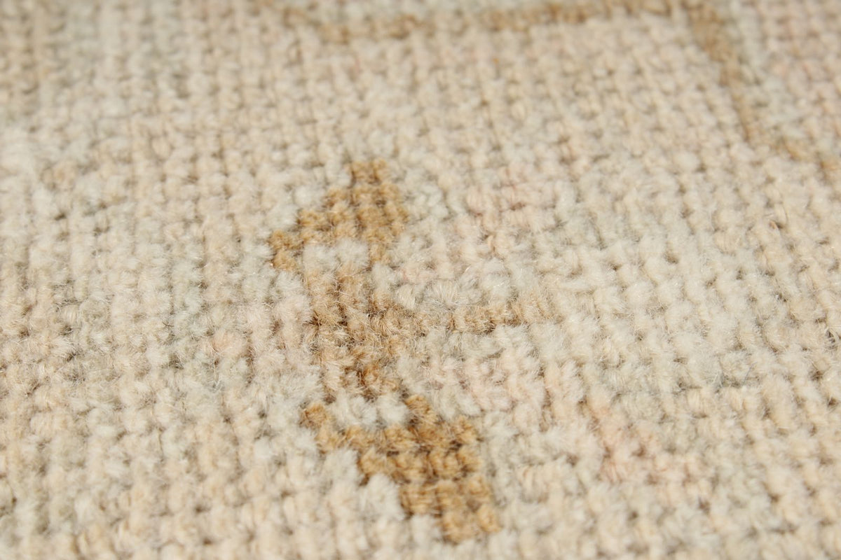 4x10 Beige Turkish Tribal Runner