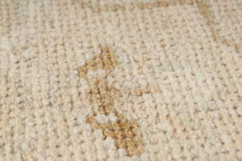 4x10 Beige Turkish Tribal Runner