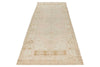 4x10 Beige Turkish Tribal Runner