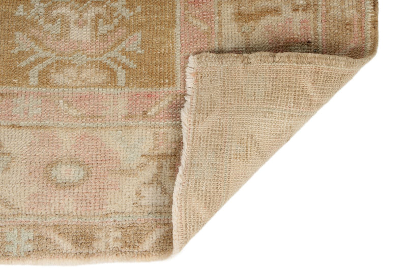 4x10 Beige Turkish Tribal Runner