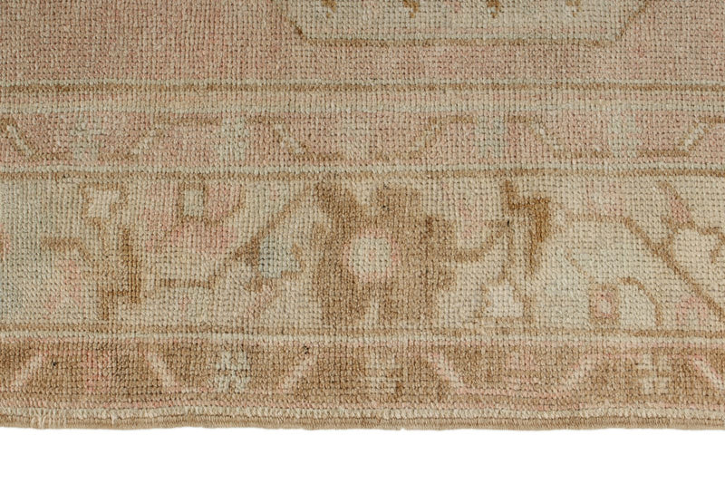 4x10 Beige Turkish Tribal Runner
