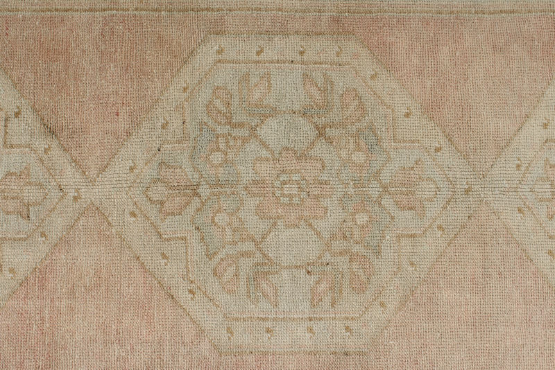 4x10 Beige Turkish Tribal Runner