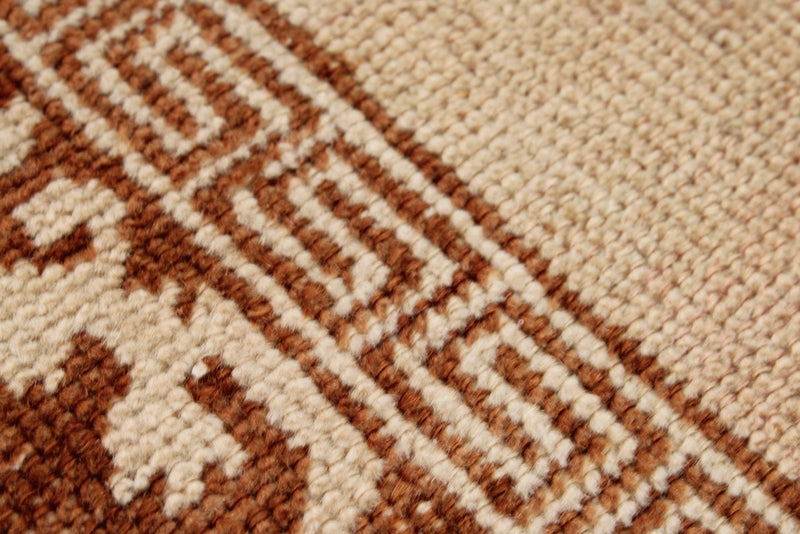 3x11 Beige and Rust Turkish Traditional Runner