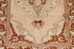 3x11 Beige and Rust Turkish Traditional Runner