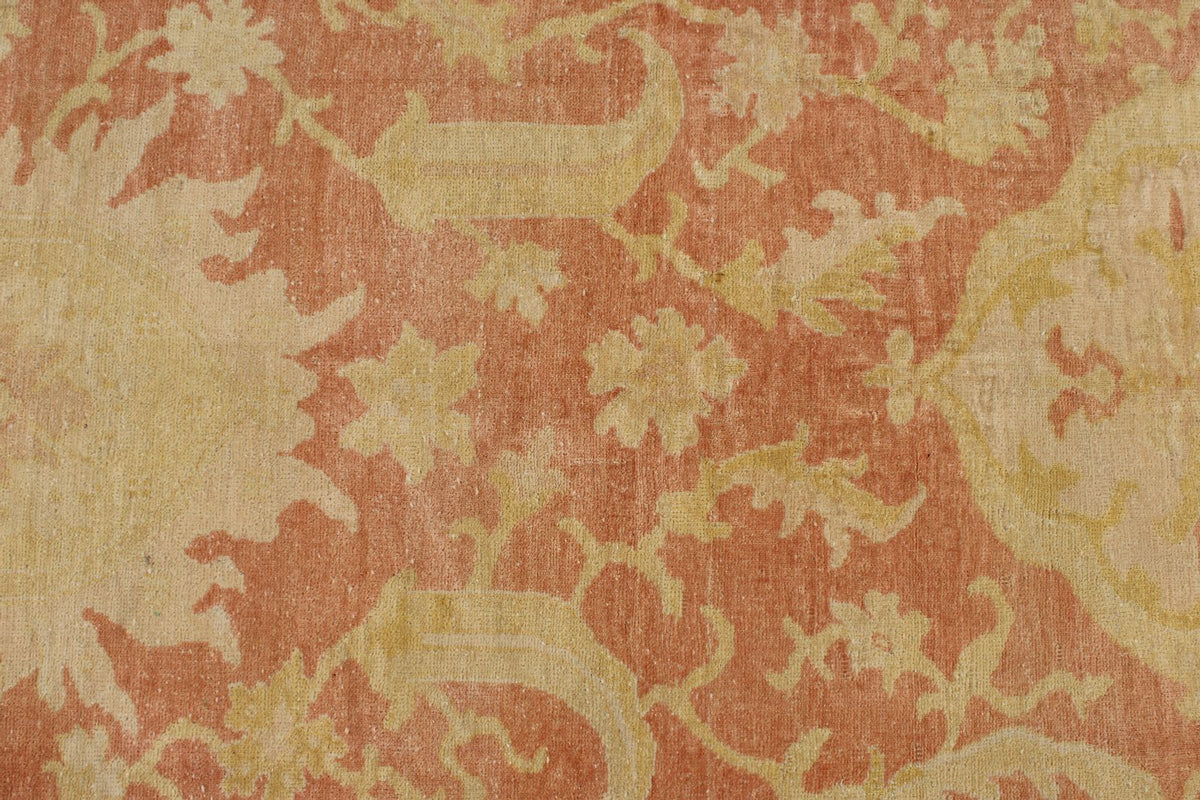 4x11 Beige and Rust Turkish Traditional Runner