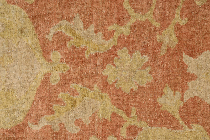4x11 Beige and Rust Turkish Traditional Runner