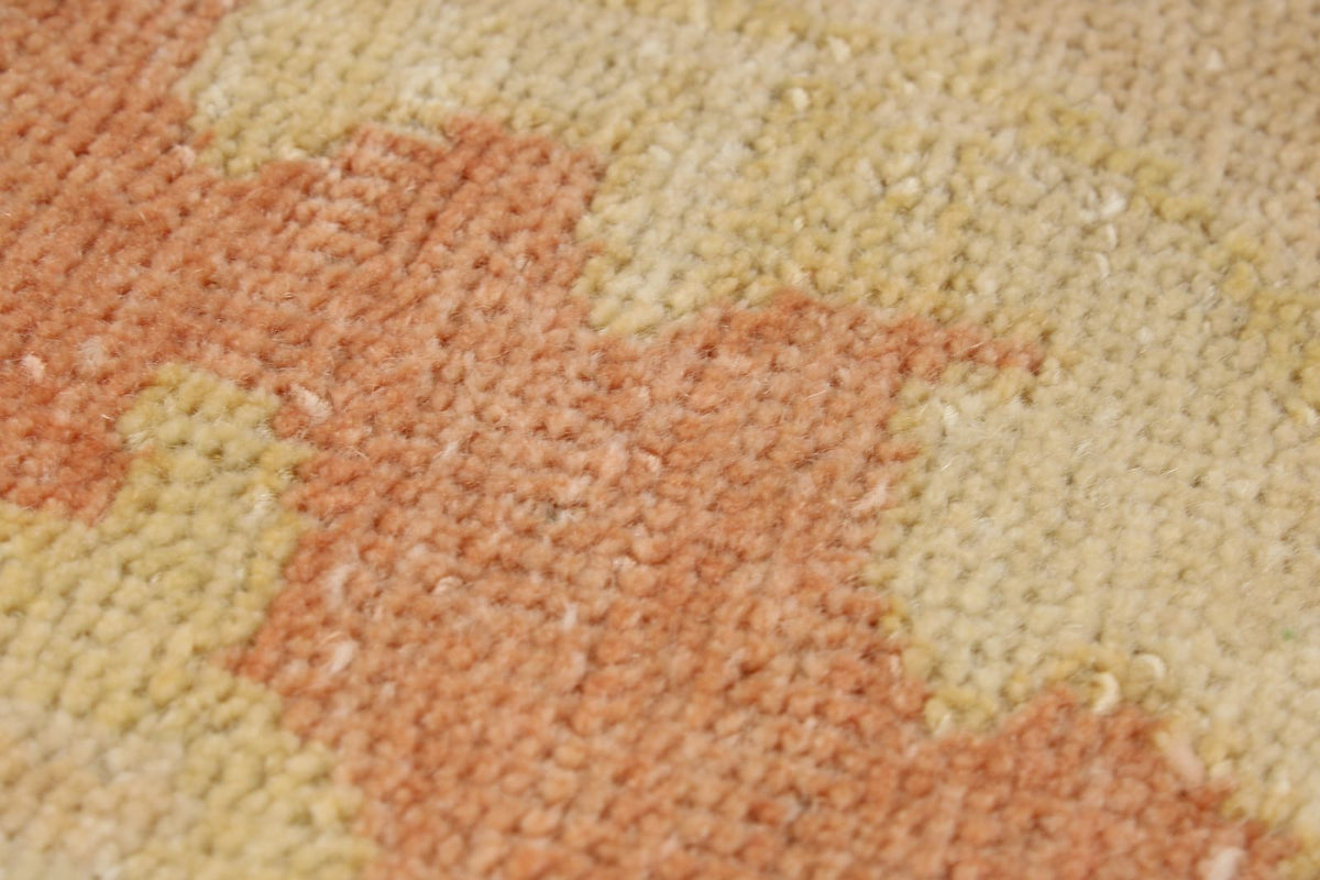 4x11 Beige and Rust Turkish Traditional Runner