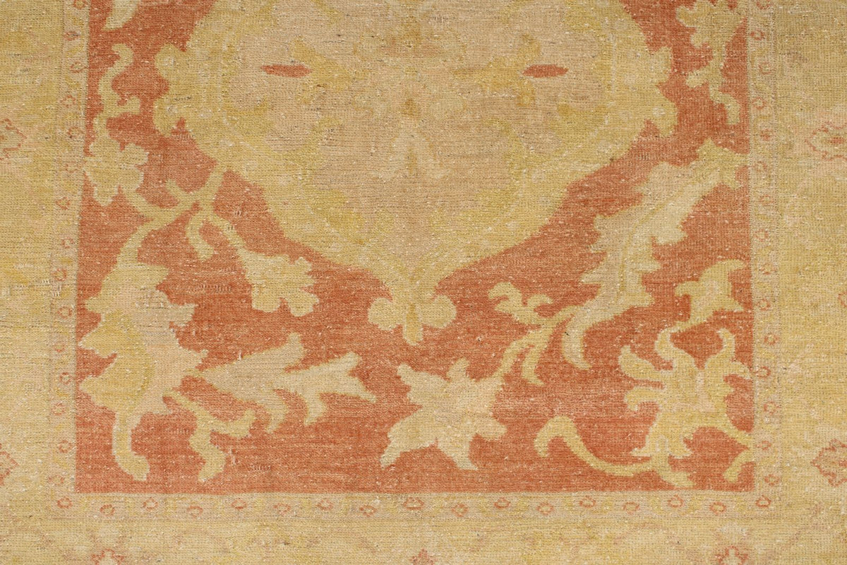 4x11 Beige and Rust Turkish Traditional Runner