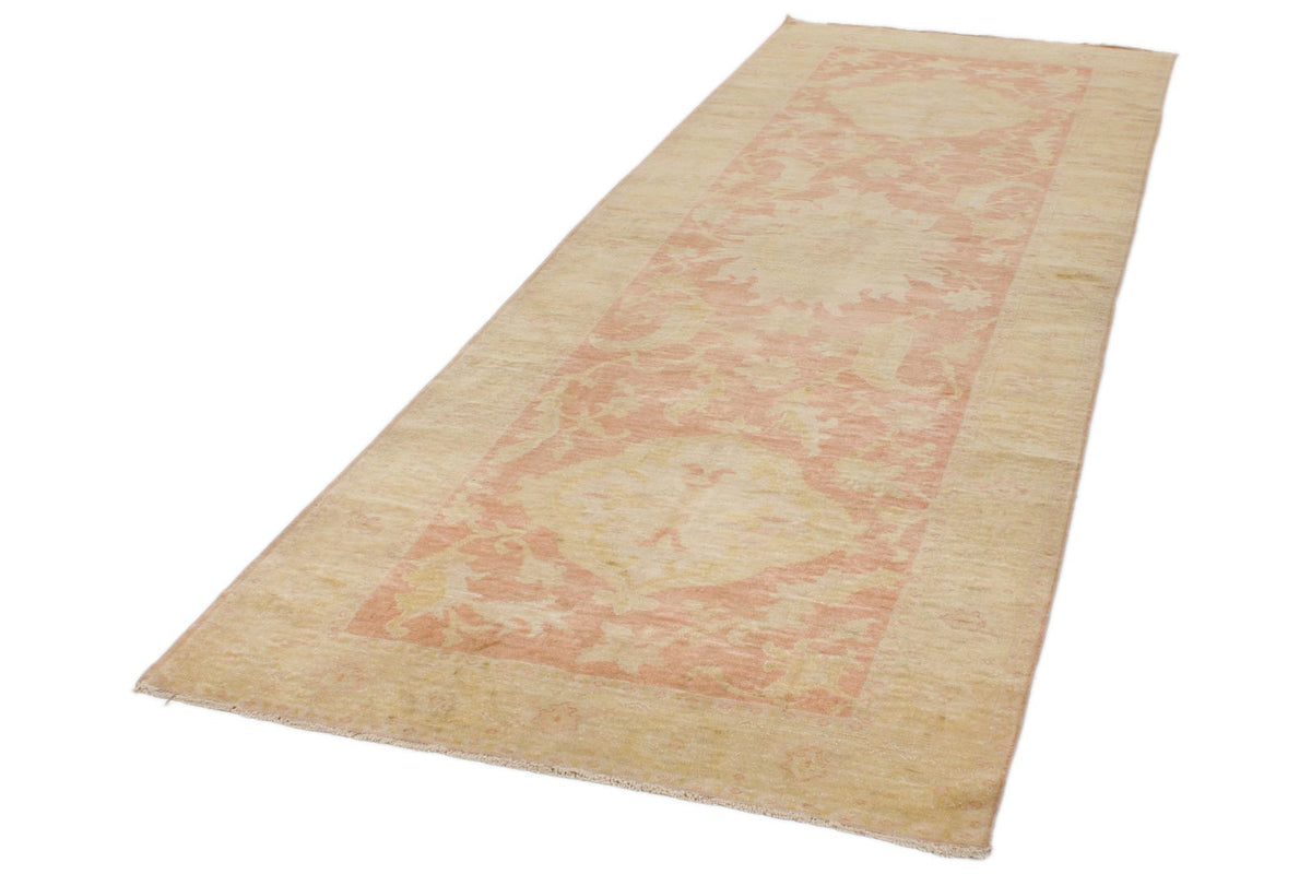 4x11 Beige and Rust Turkish Traditional Runner