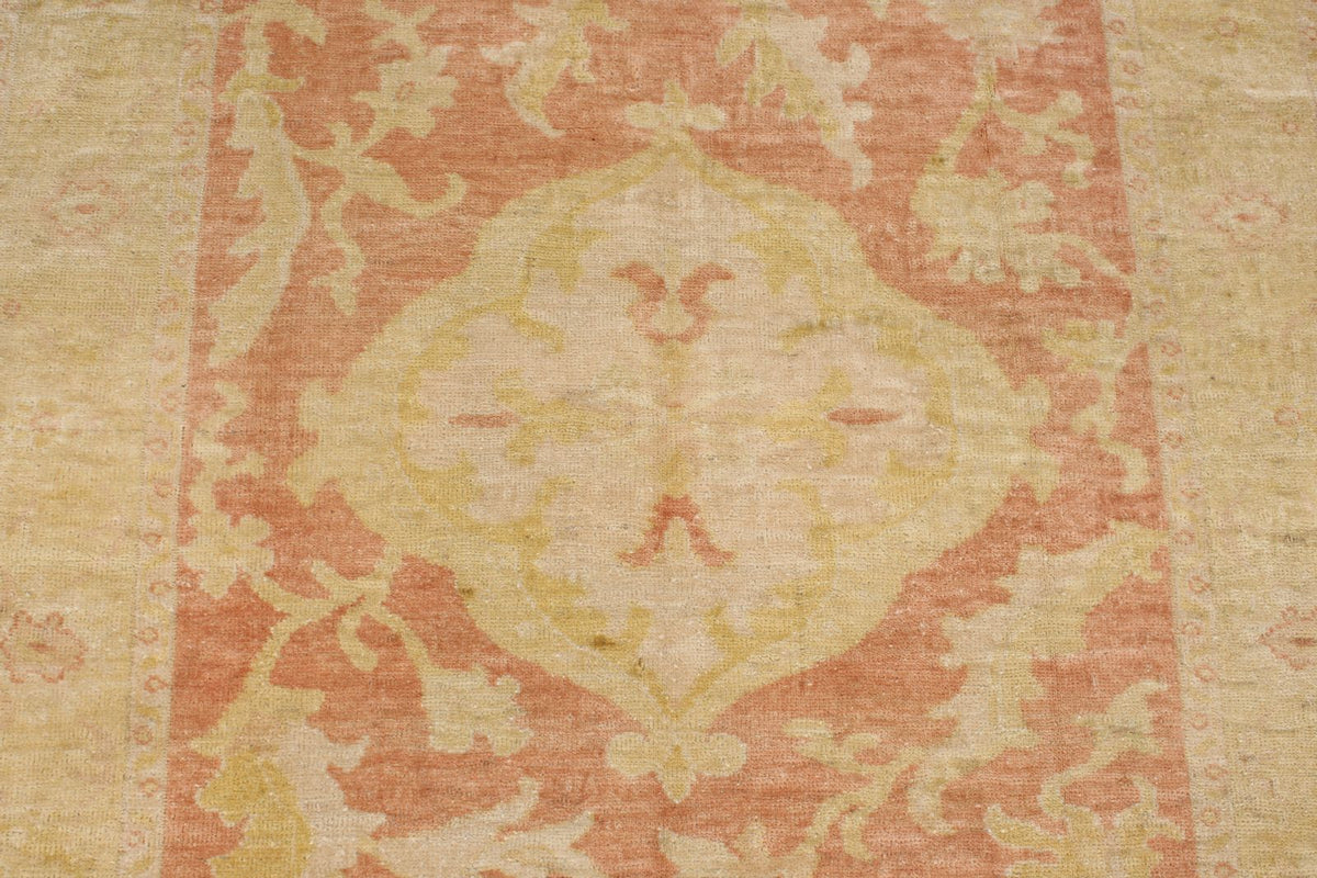 4x11 Beige and Rust Turkish Traditional Runner