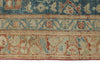 Vintage Handmade 3x16 Navy and Green Persian Malayer Distressed Area Runner