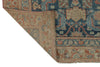 Vintage Handmade 3x16 Navy and Green Persian Malayer Distressed Area Runner