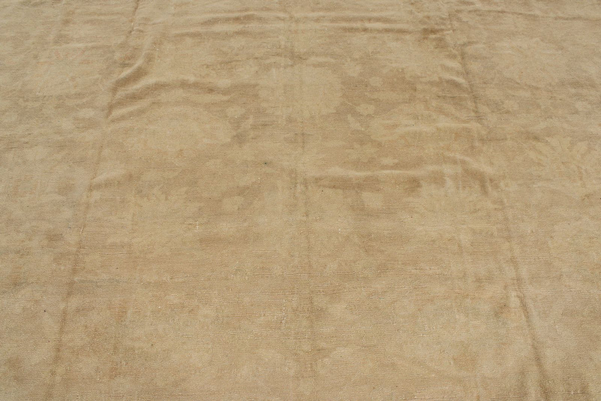 12x16 Beige Turkish Oushak Rug