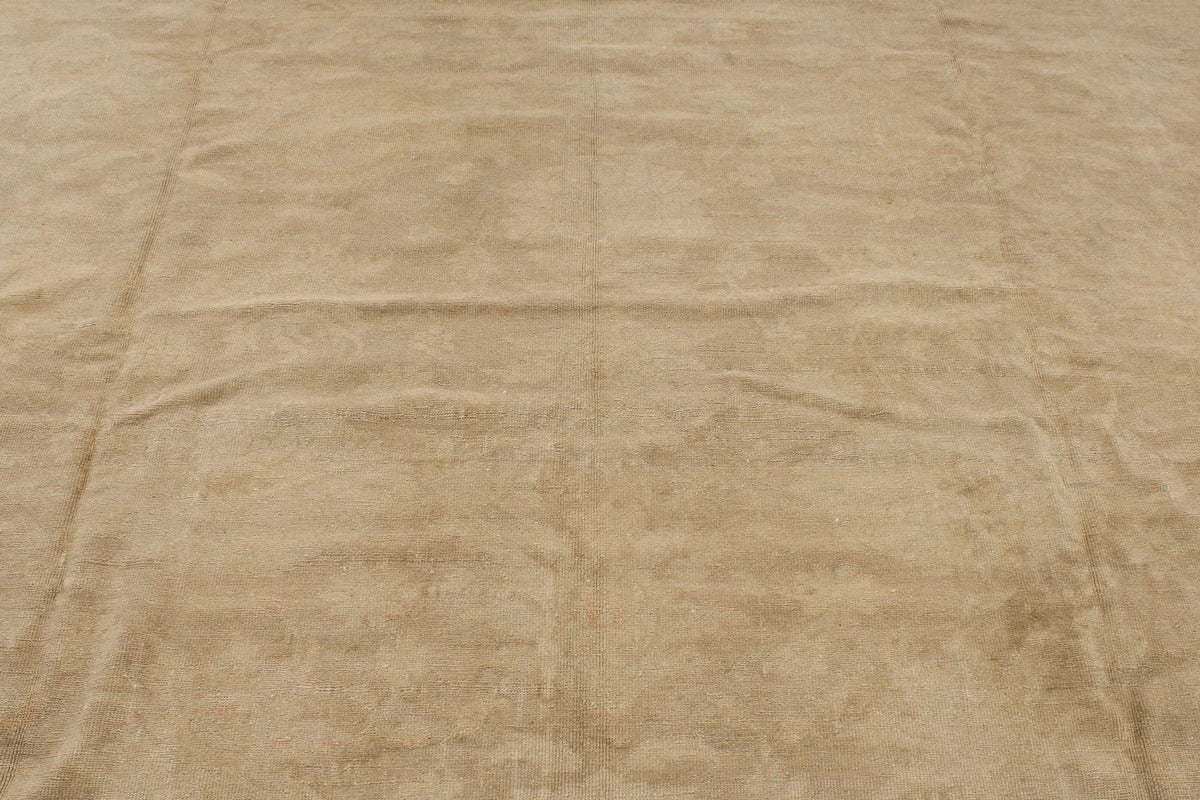 12x16 Beige Turkish Oushak Rug