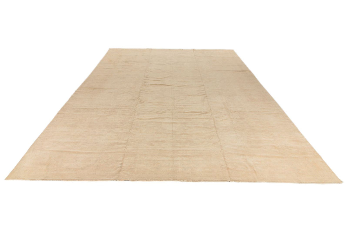 12x16 Beige Turkish Oushak Rug