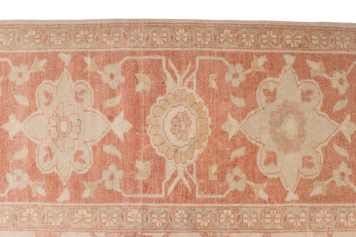 12x15 Beige and Rust Turkish Oushak Rug