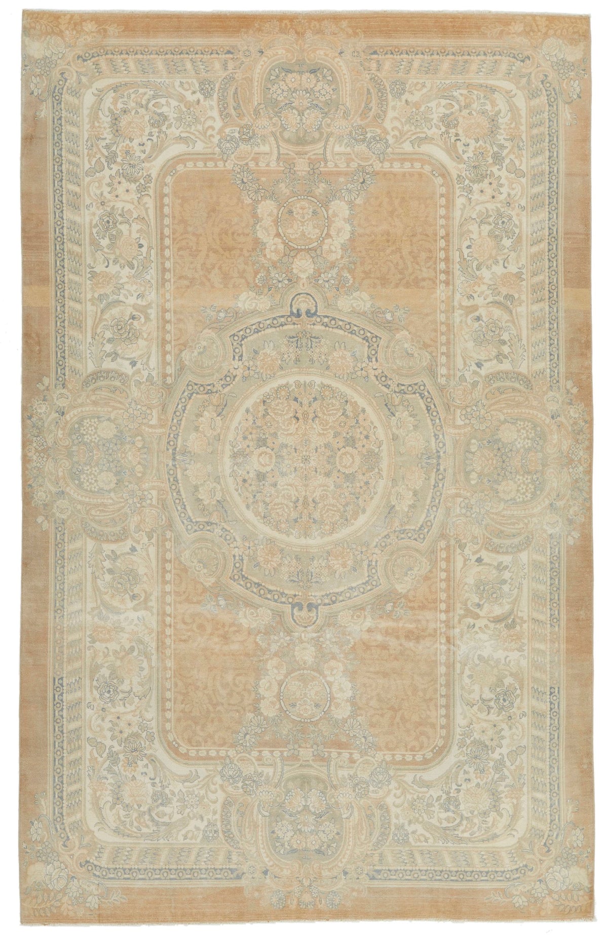 6x10 Beige Persian Traditional Rug