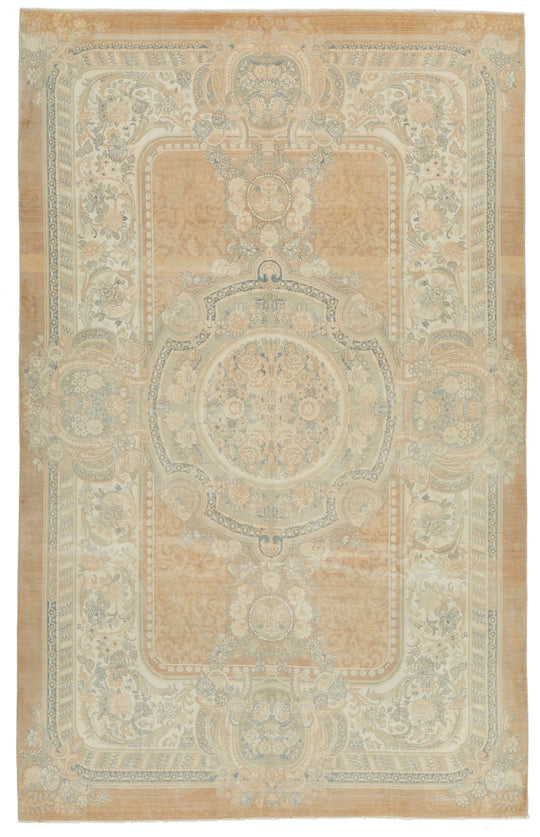 6x10 Beige Persian Traditional Rug