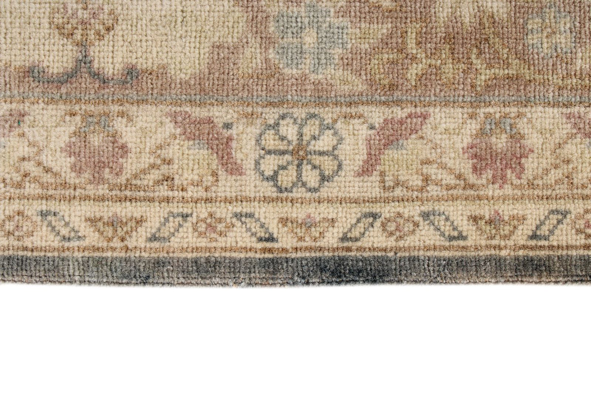 7x10 Blue and Beige Turkish Traditional Rug
