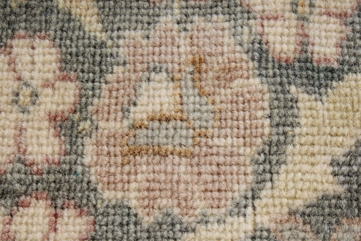 7x10 Blue and Beige Turkish Traditional Rug