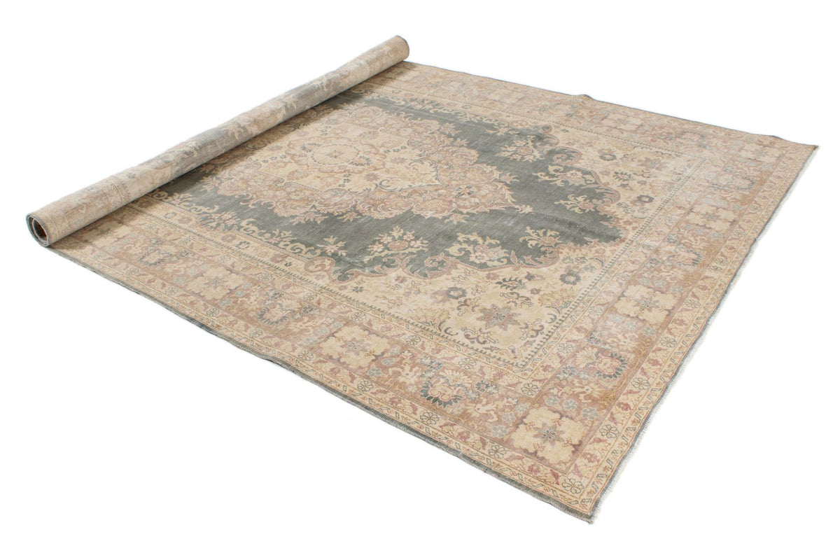7x10 Blue and Beige Turkish Traditional Rug