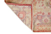 6x9 Red and White Traditional Rug