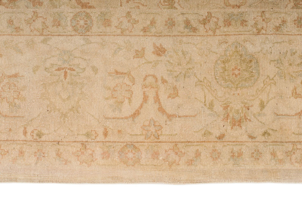 6x9 Beige and Rust Traditional Rug