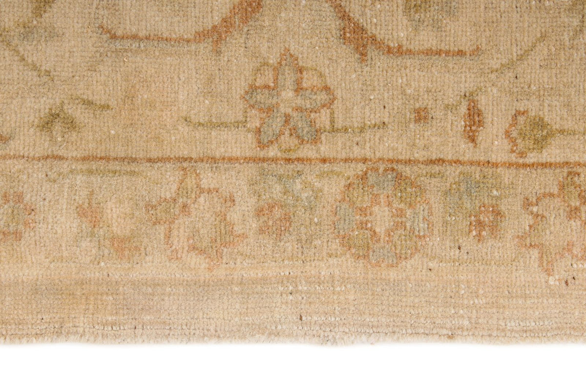 6x9 Beige and Rust Traditional Rug