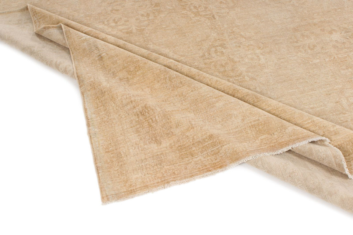 10x14 Beige Turkish Oushak Rug