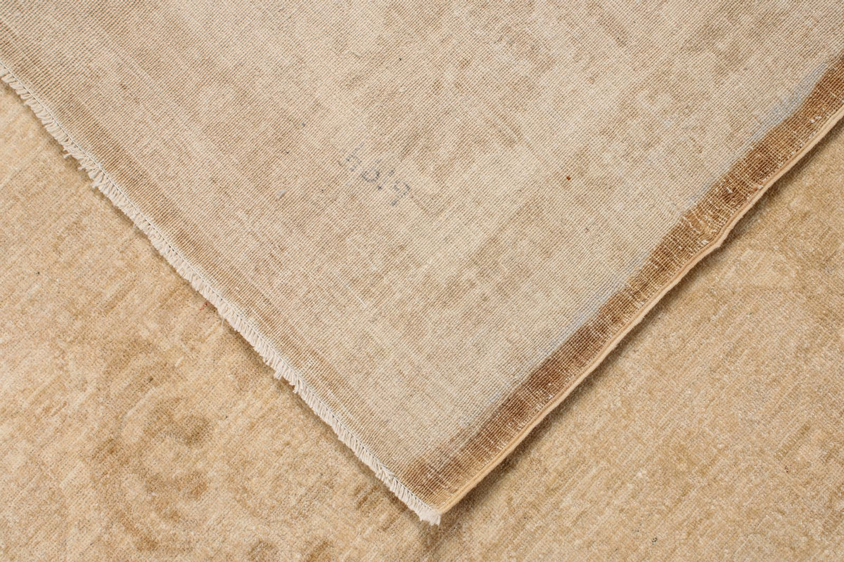 10x14 Beige Turkish Oushak Rug
