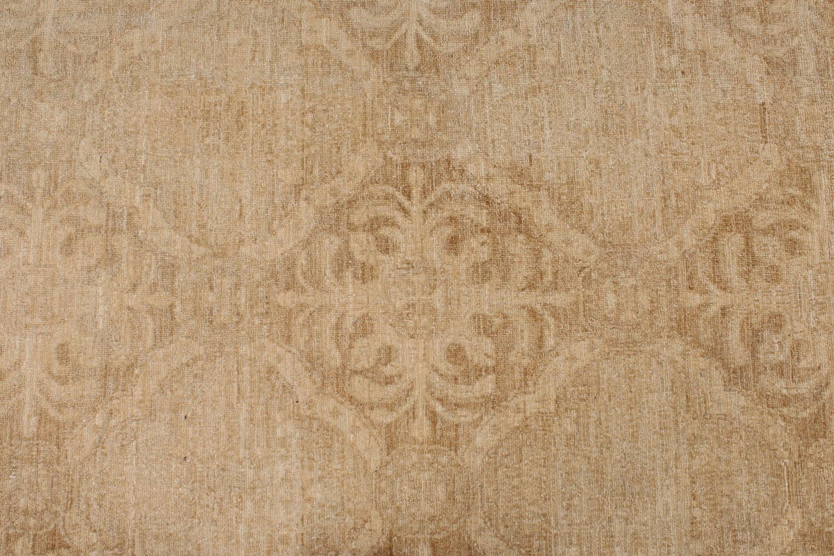 10x14 Beige Turkish Oushak Rug